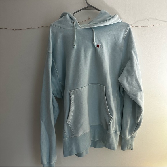 Champion Baby Blue Boyfriend Hoodie - Picture 2 of 6